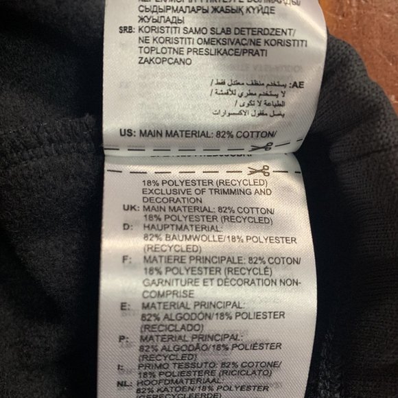 Adidas Cropped Half Zip Small Streetwear Women's Cotton Blend Sweatshirt  EUC - Picture 6 of 16